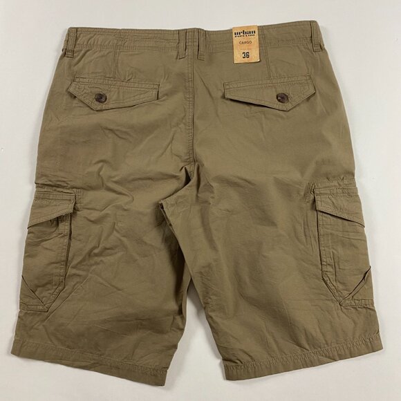 NWT Urban Pipeline UH Mini Ripstop Cargo Shorts Mens Size 36 Measures 39 Khaki - Picture 2 of 12